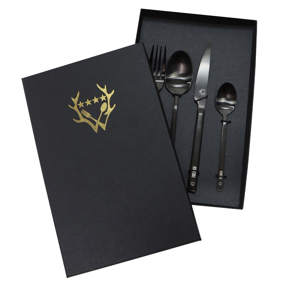 Frei.Wild - FW Black Edelstahl, Besteck-Set (4 teilig)
