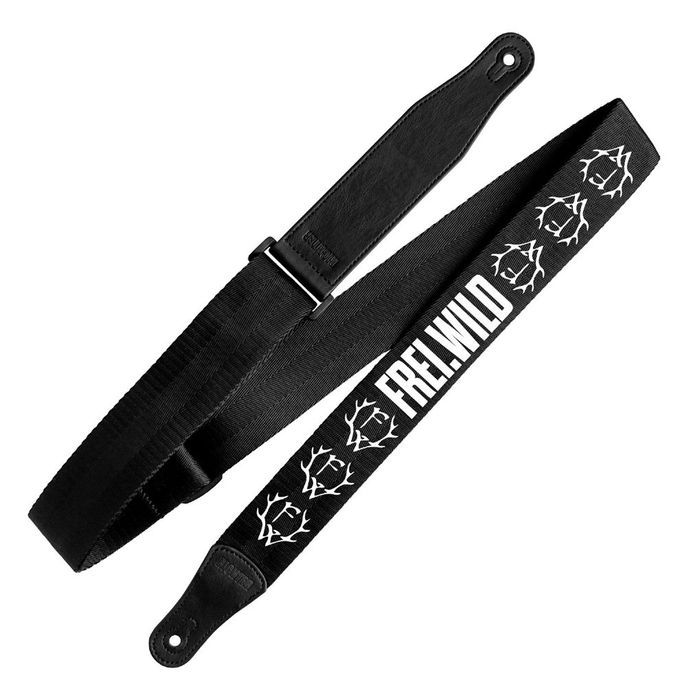 Frei.Wild - Nylon/Leatherette Gitarrengurt, 5cm