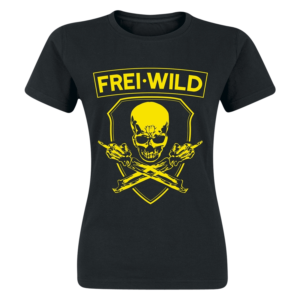 Frei.Wild - R&R / Skull, Girl-Shirt