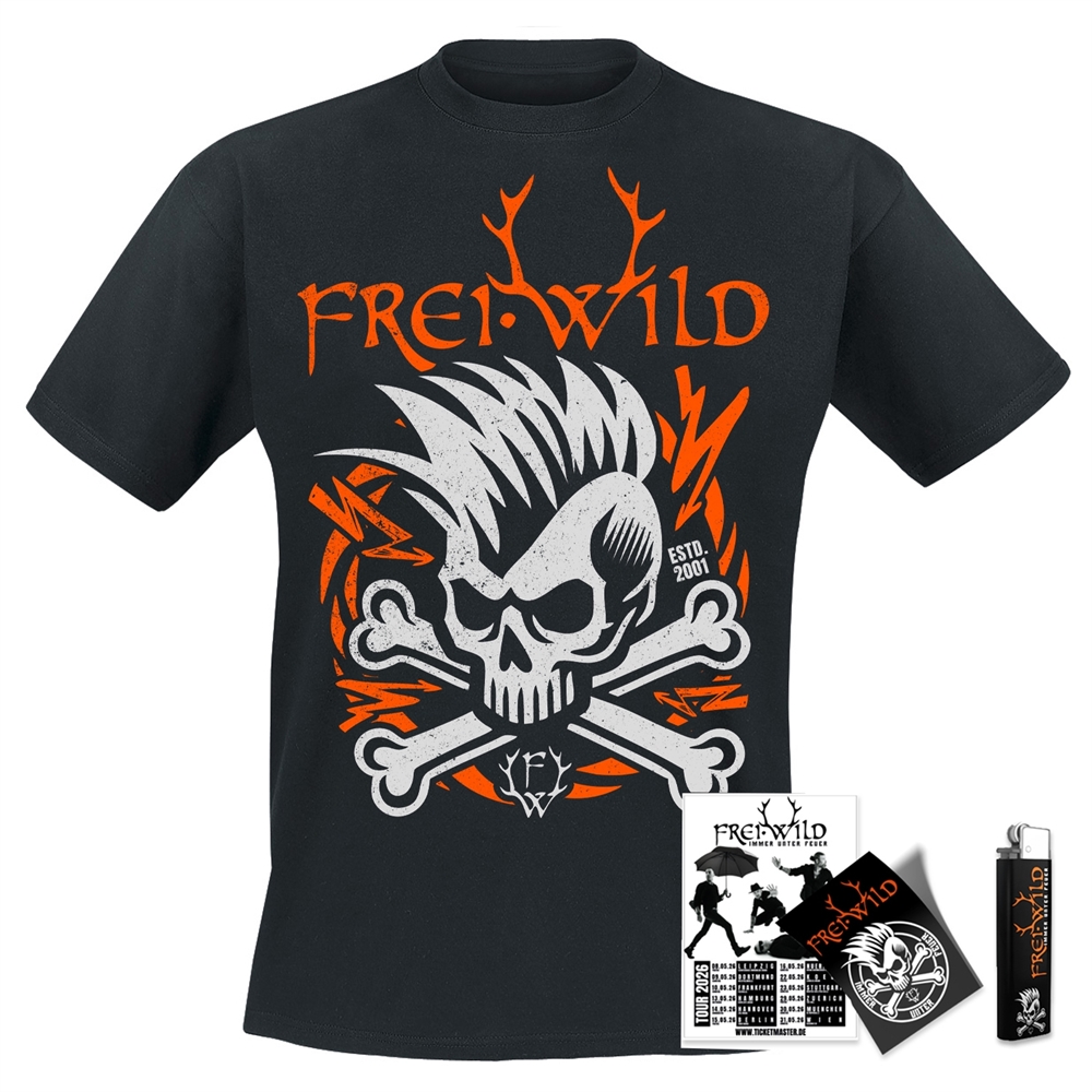 Frei.Wild - Immer unter Feuer Single, T-Shirt Pack